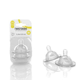 Twistshake® 2x Dudlík Anti-Colic pro lahev XS (0 M +)
