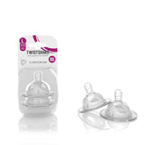Twistshake® 2x Dudlík Anti-Colic pro lahev L (4 M +)