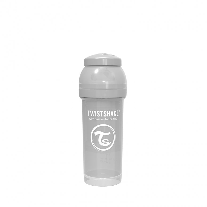 Twistshake® Steklenička Anti-Colic 260ml Pastel (2+m) Pastel Grey Twistshake
