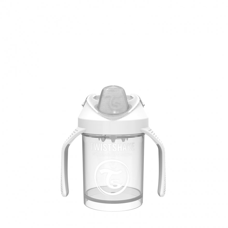 Twistshake® Lonček Mini Cup 230ml (4+m) White Twistshake