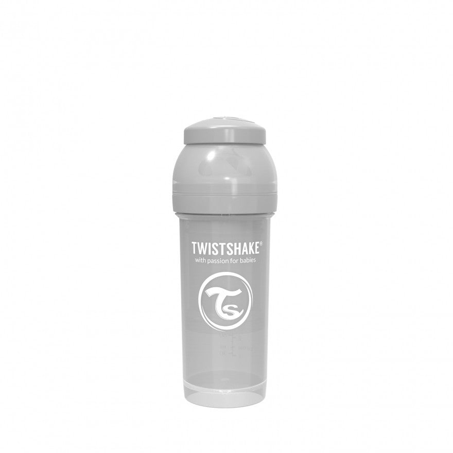 Twistshake® Steklenička Anti-Colic 260ml Pastel (2+m) Pastel Grey Twistshake