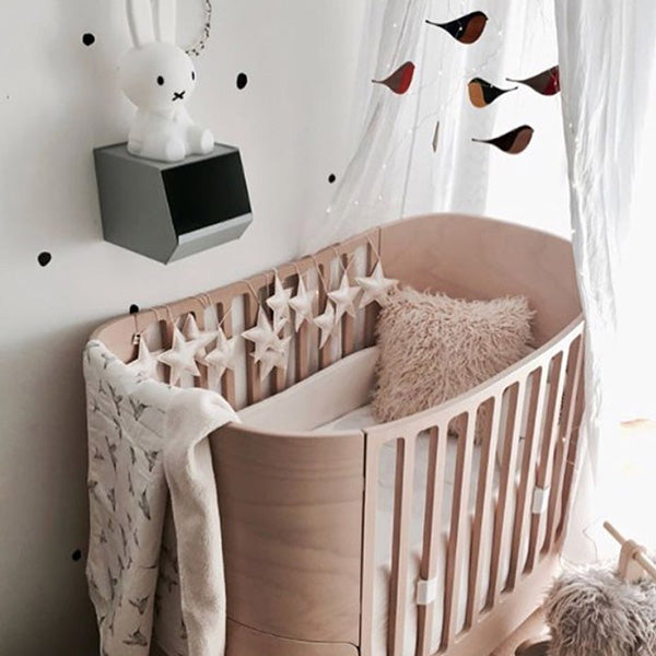 Leander® Otroška posteljica Baby 0-3 leta Whitewash Leander