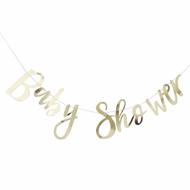Ginger Ray® Viseč zlati napis Baby Shower Ginger Ray