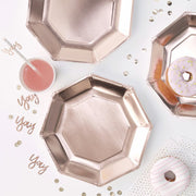 Ginger Ray® Papirnati krožniki Rose Gold 8 kosov Ginger Ray