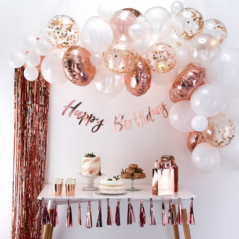Ginger Ray® Lok iz balonov Rose Gold Ginger Ray