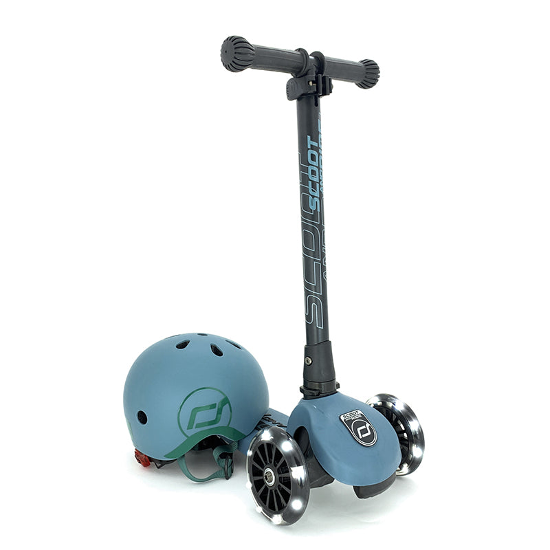Scoot & Ride® Otroški skiro Highwaykick 3 Steel LED Scoot & Ride