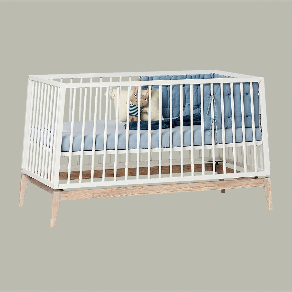 Leander® Otroška postelja Luna™ 140x70 cm White/Oak Leander