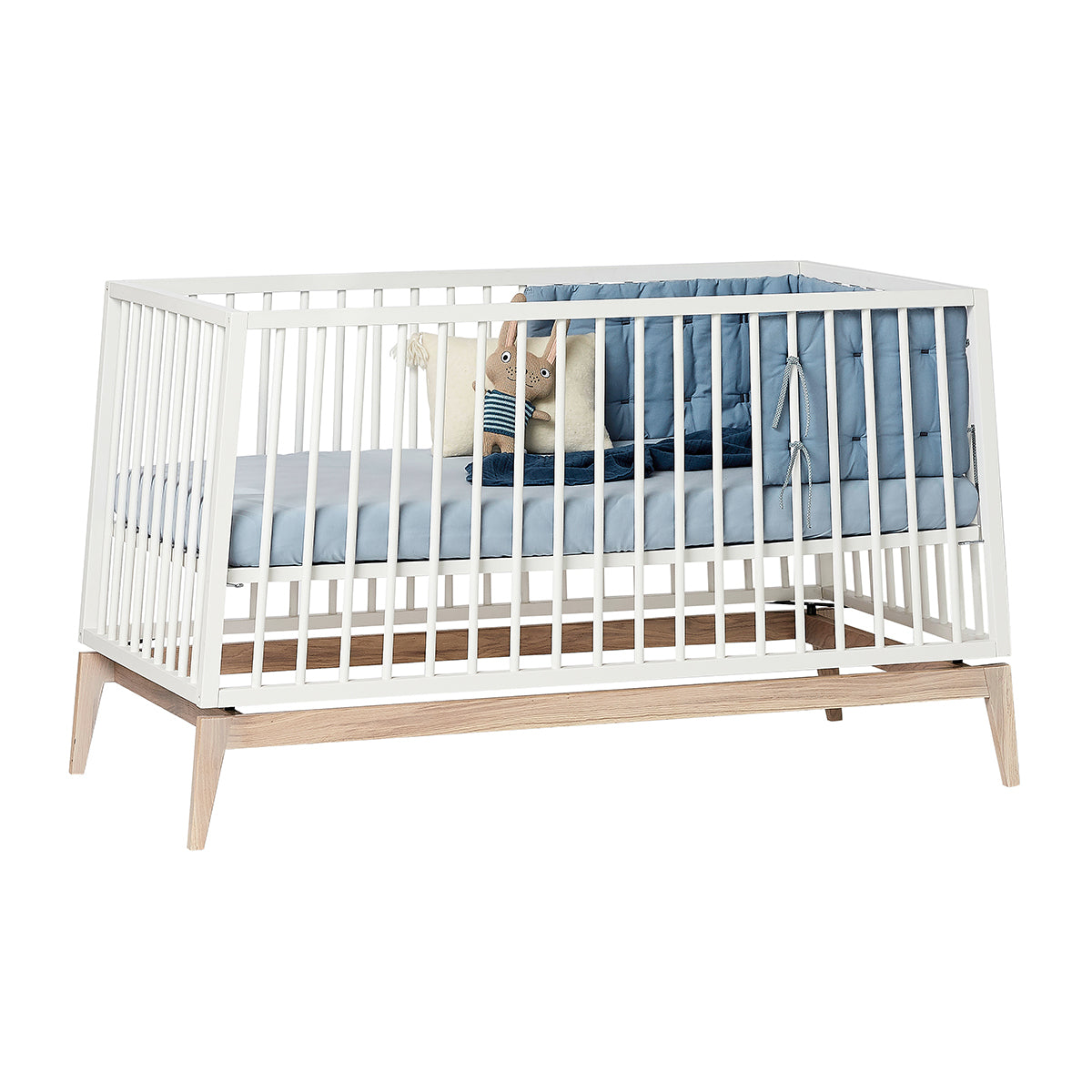 Leander® Otroška postelja Luna™ 140x70 cm White/Oak Leander