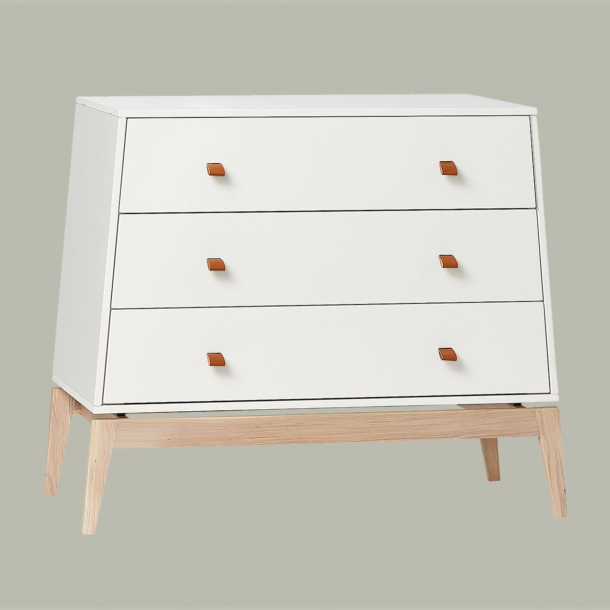 Leander® Predalnik Luna™ White/Oak Leander