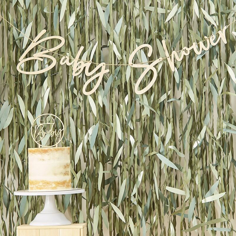 Ginger Ray® Viseč napis iz lesa Baby Shower Botanical Ginger Ray