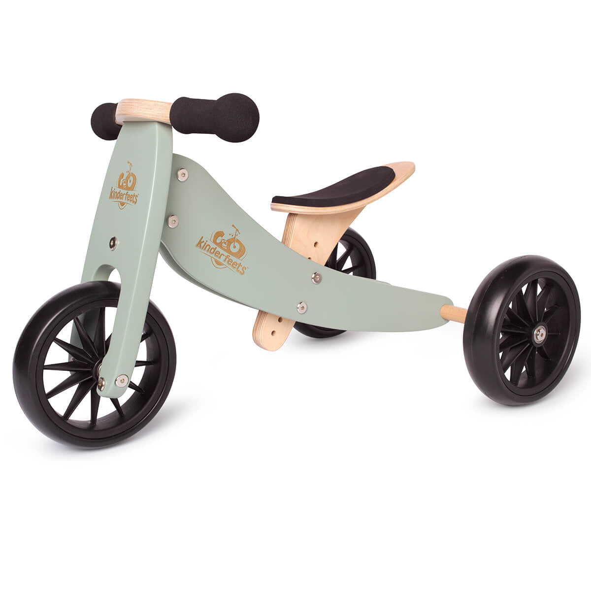 Kinderfeets® Lesen poganjalec Tiny Tot 2v1 Sage Kinderfeets