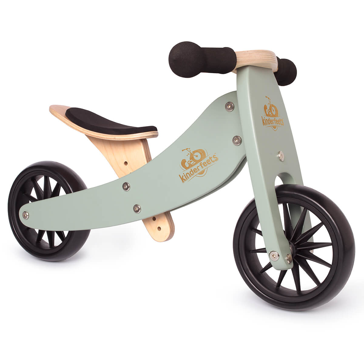 Kinderfeets® Lesen poganjalec Tiny Tot 2v1 Sage Kinderfeets