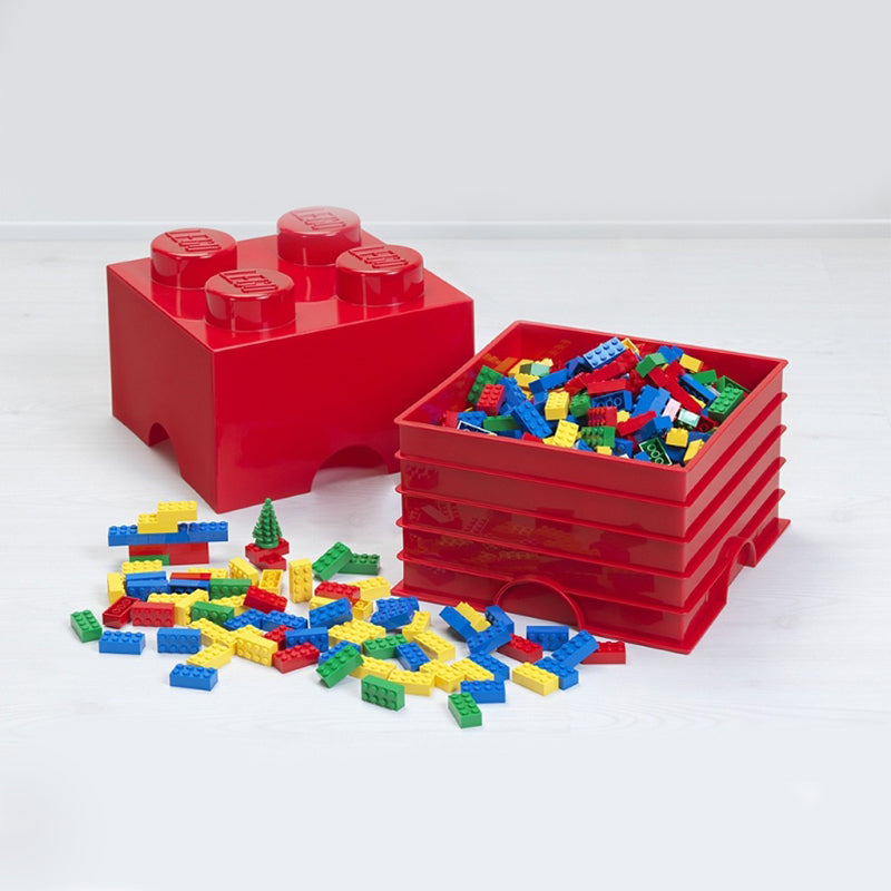 Lego® Škatla za shranjevanje s predali 4 Aqua Lego