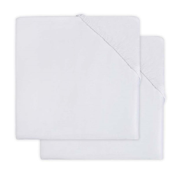 Jollein® Bombažna rjuha White 2 kosa 120x60 Jollein
