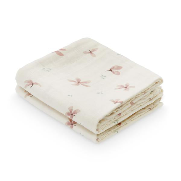 CamCam® Komplet tetra pleničk Windflower Creme 70x70 Cam Cam Copenhagen