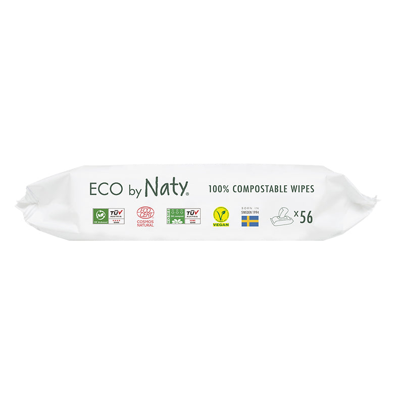 Eco by Naty® Osvežilni robčki Aloe 56 kosov Eco by Naty