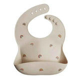 Mushie® Silicone Bib Rainbow