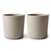 Mushie® Set dveh kozarčkov Vanilla Mushie