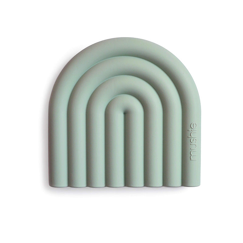 Mushie® Grizalo mavrica Cambridge Blue Mushie