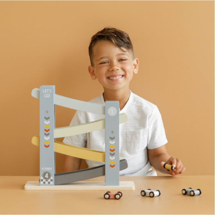 Little Dutch® Dirkalna steza Racer Cars Little Dutch