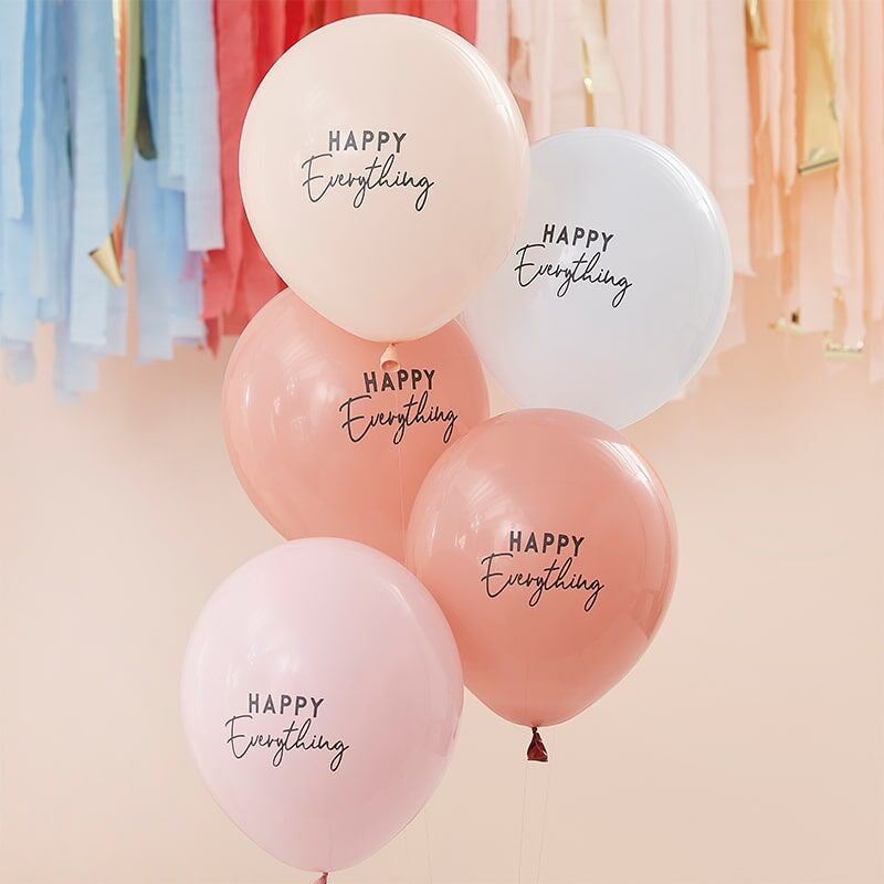Ginger Ray® Baloni Muted Pastel Happy Everything 5 kosov Ginger Ray