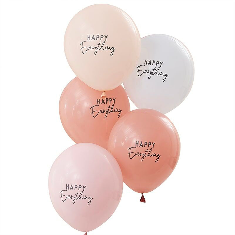 Ginger Ray® Baloni Muted Pastel Happy Everything 5 kosov Ginger Ray