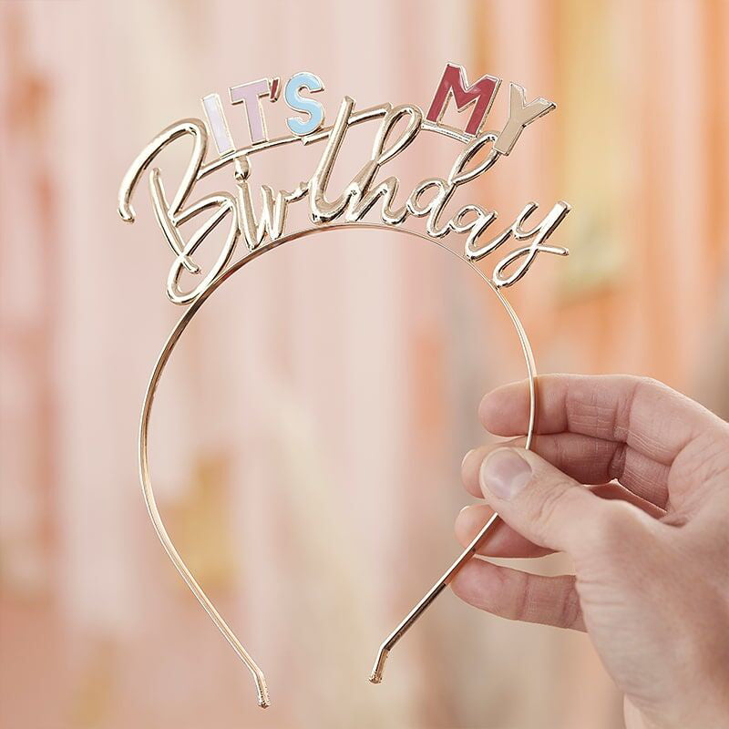 Ginger Ray® Obroč za na glavo It's My Birthday Ginger Ray