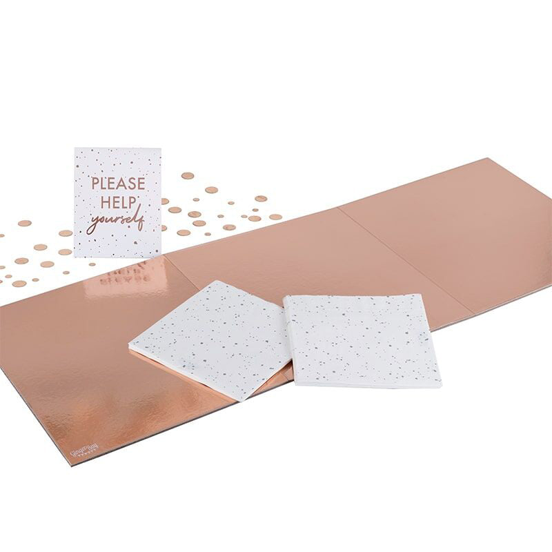 Ginger Ray® Pladenj Mix It Up Rose Gold Ginger Ray
