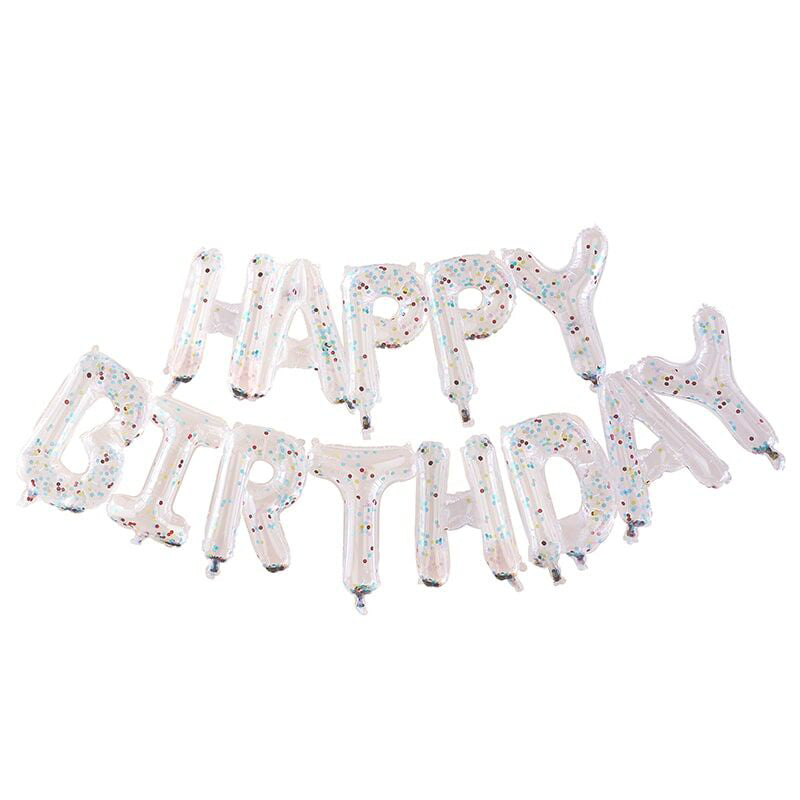 Ginger Ray® Napihljiv viseči napis Happy Birthday Mix It Up Rainbow Ginger Ray