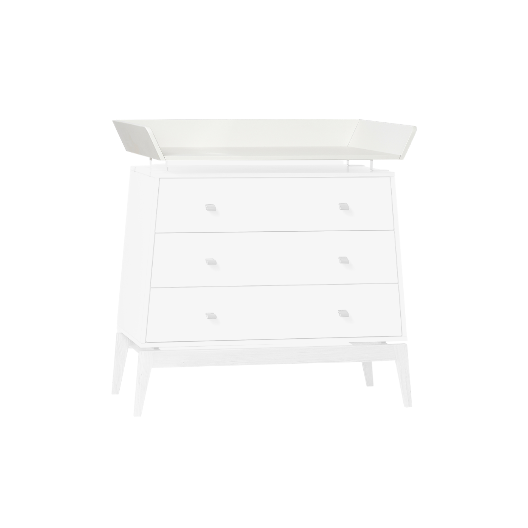 Leander® Previjalna enota za predalnik Luna™ White Leander