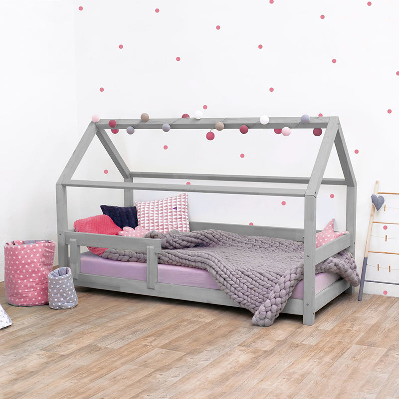 Benlemi® Otroška postelja Tery 200x90 Grey Benlemi