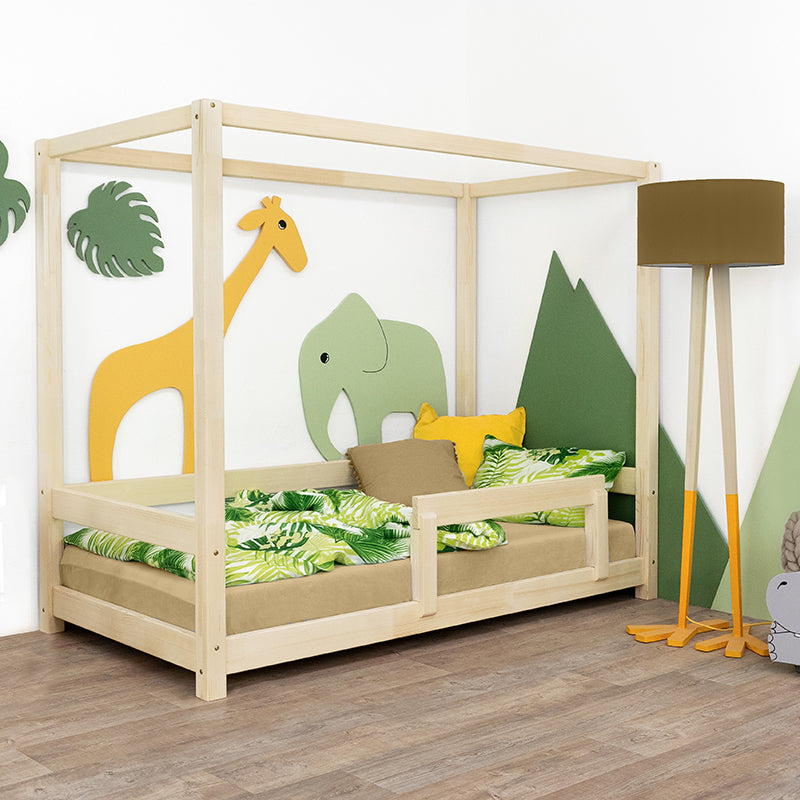 Benlemi® Otroška postelja Bunky 200x90 Natural Benlemi