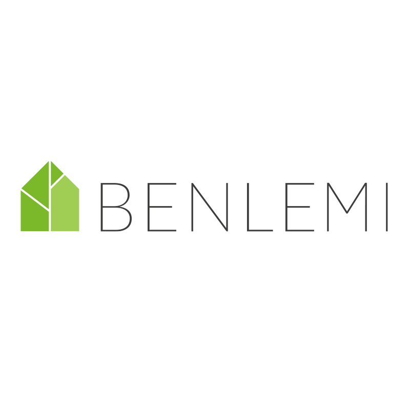 Benlemi® Otroška postelja Bunky 200x90 White Benlemi