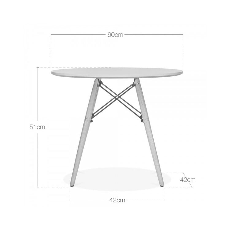 EM Furniture Otroška mizica White EM Furniture