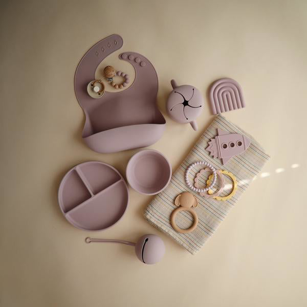 Mushie® Torbica za dudo Soft Lilac Mushie