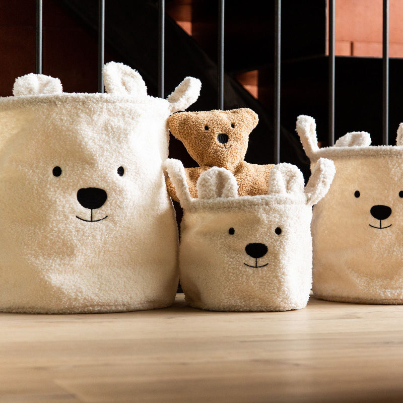 Childhome® košara za igračke Teddy Off White 25x20x20 Childhome