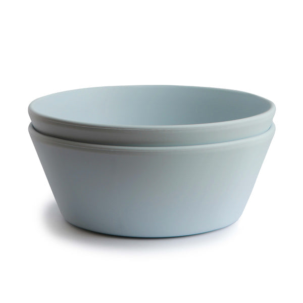 Mushie® Set dveh skledic Powder Blue Mushie
