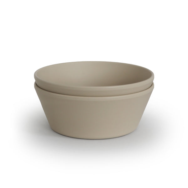 Mushie® Set dveh skledic Vanilla Mushie