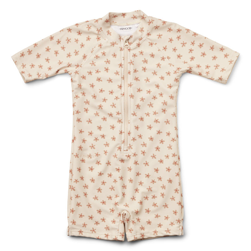 Liewood® Otroške celodelne kopalke Max Floral/Sea Shell Mix 116/122 Liewood