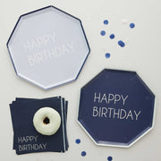 Ginger Ray® Papirnati krožniki Happy Birthday 8 kosov Ginger Ray