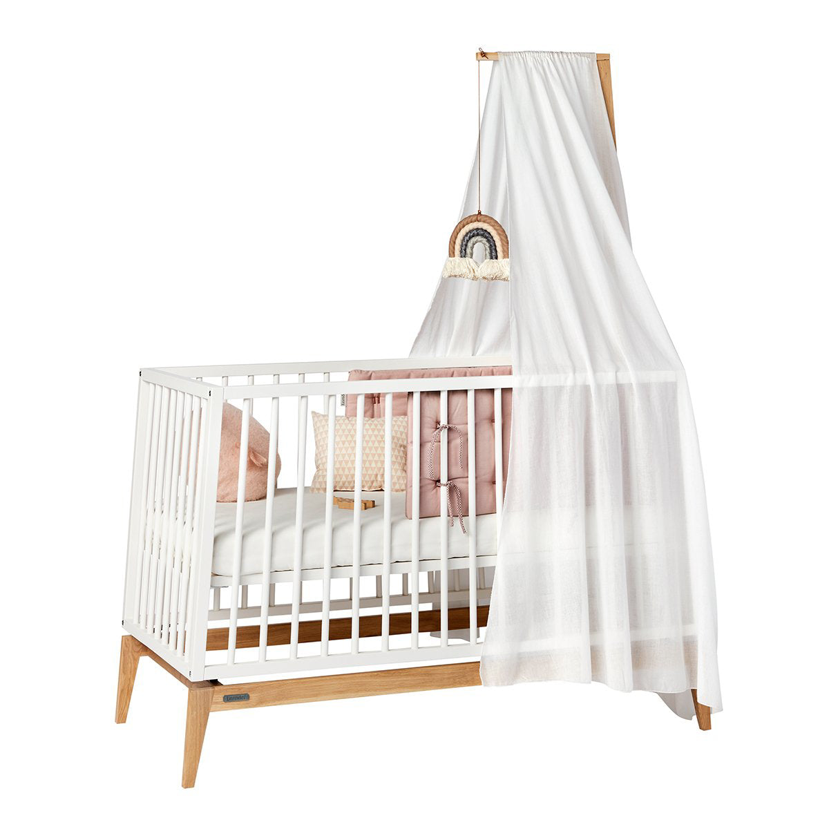 Leander® Baldehin za otroško posteljico Linea Bela Leander