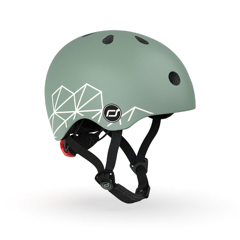 Scoot & Ride® Otroška čelada XXS-S (45-51cm) Green Lines Scoot & Ride