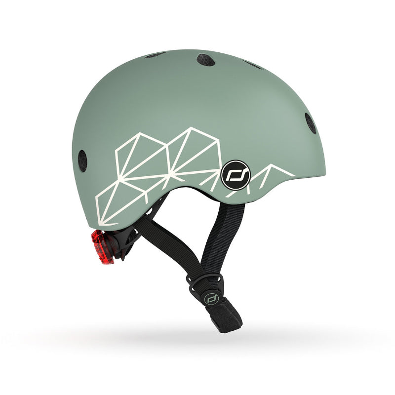 Scoot & Ride® Otroška čelada XXS-S (45-51cm) Green Lines Scoot & Ride