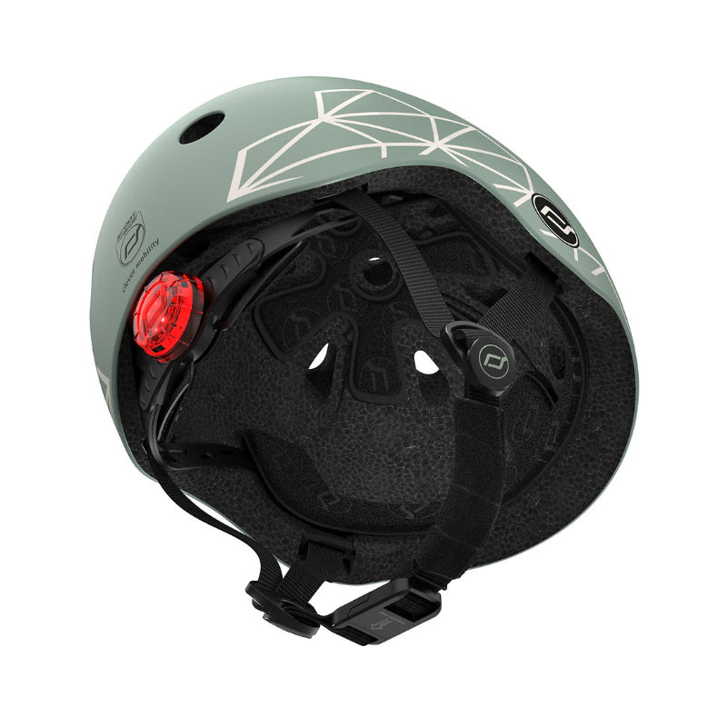Scoot & Ride® Otroška čelada XXS-S (45-51cm) Green Lines Scoot & Ride