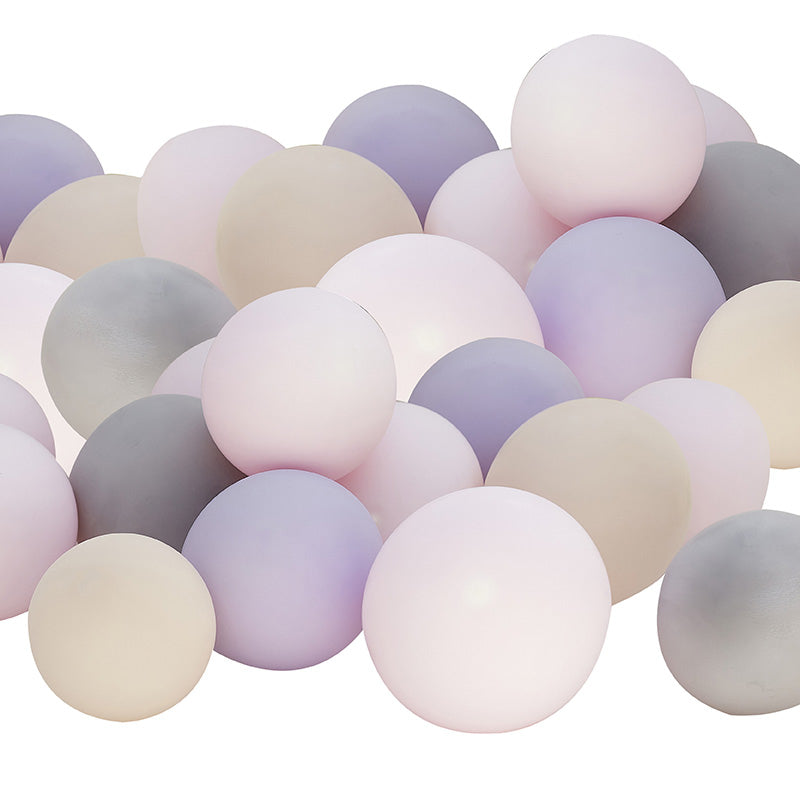 Ginger Ray® Baloni Pink, Grey, Nude&Lilac 40 kosov Ginger Ray