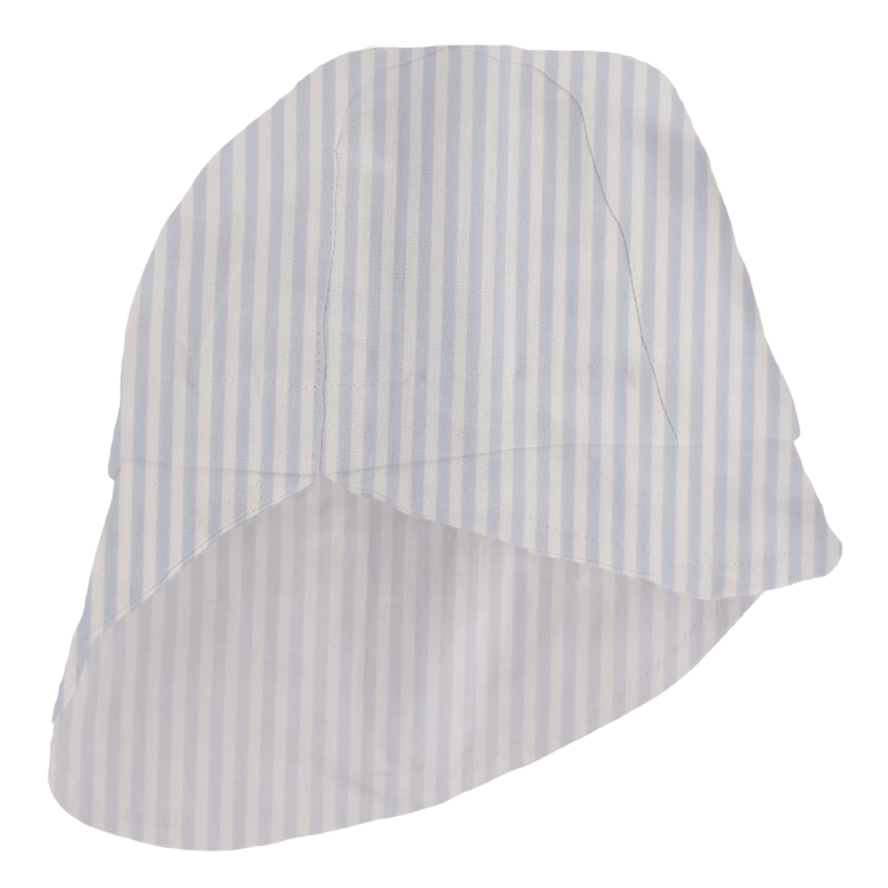 Swim Essentials® Klobuček z UV zaščito s podaljšano zaščito za vrat Light Blue Striped 0-12 M Swim Essentials