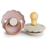 Frigg® Natural rubber Pacifier Daisy Biscuit/Cream