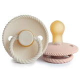 Frigg® Kaučukový dudlík Rope Blush/Cream