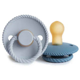 Frigg® Kaučukový dudlík Rope Ocean View/Powder Blue