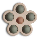 Mushie® Children's Toy POP-IT Flower Dried Thyme/Natural/Shifting Sand
